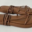 American Eagle  Brown Platform Lace Up Sandals Size 7 Photo 3