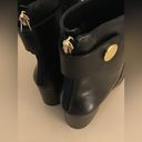 Nine West  women black leather Chelsea heel Quarryn Boots US 9.5 Photo 4