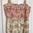 LC Lauren Conrad Laura Conrad Smocked Bodice Feminine Cottage Core BoHo Maxi Dress Spring Photo 3