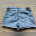 Calvin Klein Jeans Calvin Klein Women’s High Rise Blue & White Striped Jean Shorts - Size 16 - GUC Photo 1