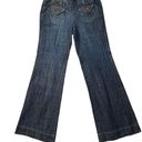 INC  Denim Jeans - Size 8  Medium Denim Flare Bottoms Photo 2