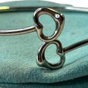 Tiffany & Co. by Elsa Peretti Double Open Heart Bangle sterling silver Photo 3