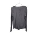 All In Motion  Top Womens XL Used Gray Ribbed Workout Gym Long Sleeve Photo 1