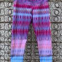 prAna  Roxanne bright festival tie dye Capri pants SMALL Photo 0