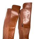 Shoedazzle  Demi Boots Riding Chunky Lug Sole Brown Knee High Photo 4