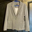 Apt. 9 NWT!  Sz 8 Fantastic Gray Blazer Wonderful Soft Cotton Blend Material Photo 4