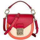 MCM  Patricia Mini Red/Orange Leather Crossbody Bag Photo 0