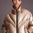 ALLSAINTS  Mika Metallic Puffer Gold Womens Size 4 Photo 11