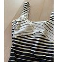 Gottex Vintage 80s  One Piece Swim Suit Striped Black Gold Cream Size 6/36 Photo 10