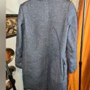 Theory  Wool Blend Coat size P- Mid Blue - Flaw Photo 2