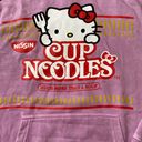 Hello Kitty Cup Noodles X  Pullover Hoodie Pink Small Photo 2