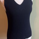 DKNY  ribbed v-neckline lightweight wool Navy sweater vest Photo 7