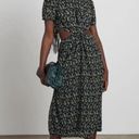 Who What Wear  Drew Plissé Cutout Twist Midi Dress, Disty Floral Size XS NWT $178 Photo 12