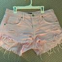 Ramy Brook  Christy low rise pink jean shorts size 25 runs big in waist Photo 0