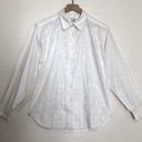 Krass&co VINTAGE! 90s CASUAL CORNER & . WHITE EMBROIDERED SCALLOPED BUTTON UP SHIRT TOP Photo 0