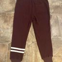 n:philanthropy  Joggers Matador Sweat Pants Striped Burgundy Wine NWT, Size XS Photo 4