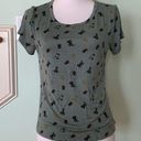 belle du jour  Sage Green Cactus Soft Tee Medium M Photo 0