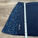 Ralph Lauren RLX  17” Side Pleated Aim High Rise Navy Stars Golf Skirt Size Large Photo 6