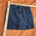 Lee Womens Mid-Rise Regular Fit Jean Denim Skort Size M Waist 31” 5 Pockets Photo 2