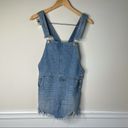 Free People  torn up jumper distressed denim skirt overall size 0 Photo 2