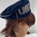 Roots Blue fleece beret USA 2006 Torino Olympics Photo 10