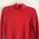 Tahari  Red Mock Neck 100% Cashmere Sweater Medium Photo 1