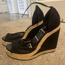 Elle Black Wedges Photo 1