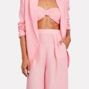 Petal NWT Ronny Kobo Mayah Bandeau Crop Top in  Pink Photo 7