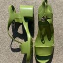 Los Angeles Apparel American Apparel  pvc jelly sandal with heel Photo 0