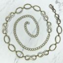 infinity  Sign Symbol Metal Chain Link Belt One Size OS Photo 0