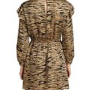 Rails  Ora Abstract Print Long Sleeve Mini Dress in Canyon Tan & Black Small NWT Photo 7