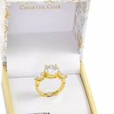 Charter Club 
Gold-Tone Round & Marquise Crystal Triple-Stone Ring, 5 New Photo 0