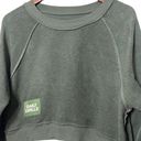 Daily Drills  Cropped Crew Neck Reversible Sweatshirt French Terry Size Small Photo 5