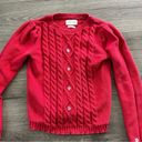 Daisy Springfield Reconsider Red Knit Sweater  Embroidered Crew Neck Size Medium Photo 2