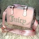 Juicy Couture NWT  Pink Blush Velour Obsession Satchel Photo 0