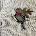 Northern Reflections Vintage  Cotton Embroidered Bird Button Cardigan Sweater L Photo 2