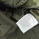 American Eagle Women’s  Army Green Quilted Bomber Jacket Size Small Photo 2