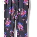 Coldwater Creek  Natural Fit Floral Casual Joggers Comfy Pants Size M 10-12 Photo 0