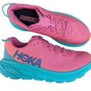 Hoka ONE ONE Rincon 3 Phlox Pink Atlantis Teal Womens Running Race Sneaker 8.5B Photo 0