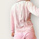 Juicy Couture  Velour Velvet Pink PJ Set Size M Photo 6