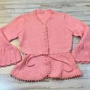 Vintage Handmade Sweater Skirt Set Pink Size 6 Photo 1