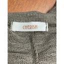 Cherish Womens Pullover Sweater Gray Marled Long Sleeve V Neck Boxy Knit S Photo 6