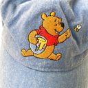 Disney  Winnie the Pooh Chambery Blue Embroidered Baseball Cap Hat Photo 4