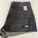 Wild Fable Black Wash High Rise Mom Cut Off Denim Shorts Size 16 NWT Photo 0