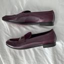 Rag and Bone Dina leather penny loafers in burgundy Bordeaux color  Photo 2