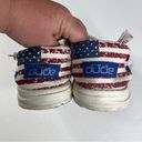 Hey Dude  Wally off white patriotic slip on loafers lightweight size 9 Photo 5