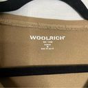 Woolrich  100% Cotton Basic Longsleeve Women’s Size M W/ Pocket Dark Khaki Brown Photo 3