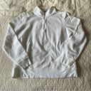 IZOD white 1/4 zip long sleeve polo Photo 0