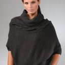 Vince  Dark Gray Wool Alpaca Blend Cowl Neck Batwing Sweater M Photo 10