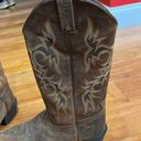 Justin Boots JUSTIN Men's New Stampede Huck Brown Boots 2551 size 9.5D Photo 1